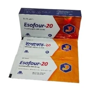 Esofour-20 Tablet packaging